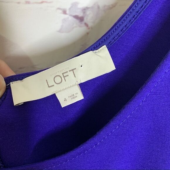 Loft size 4 blue dress - Picture 2 of 6